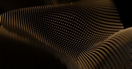 Full frame shot of patterned flooring in darkroom