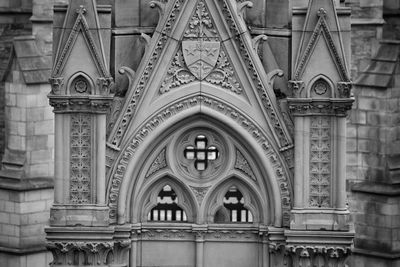 Low angle view of historical building