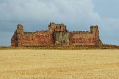 View of old ruins