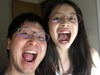 Portrait of happy young woman