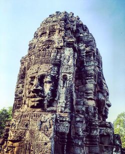 Low angle view of old building