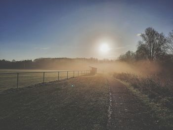 Scenic view of landscape against sky