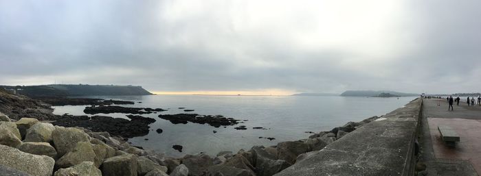 Panoramic view of sea against sky