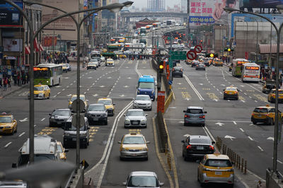 Traffic on city street