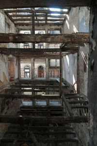 Interior of abandoned building