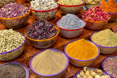 Various spices for sale