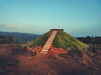 The pic is  a symbol of positivity.  success is like the steps going up to the top step by step