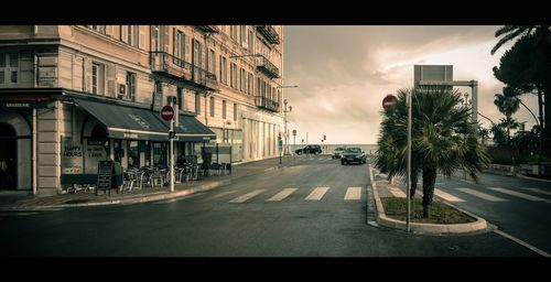 View of city street