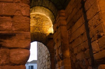 Low angle view of old building