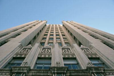 Low angle view of modern building