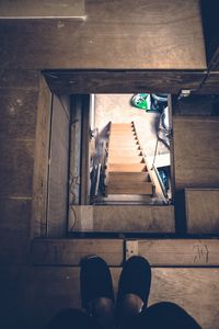 Low angle view of staircase