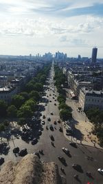 Aerial view of city