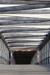 Interior of abandoned building