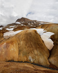 Scenic view of mountain against sky