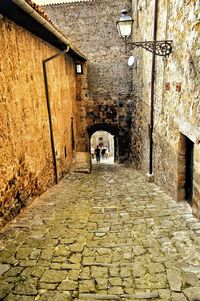 Narrow alley in old town