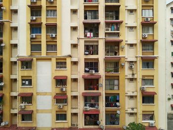 Full frame shot of residential building