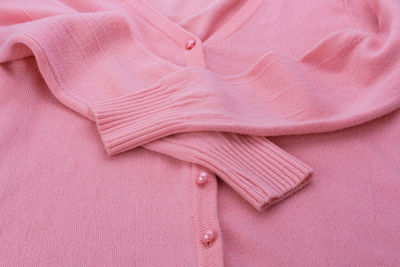 Full frame shot of pink fabric