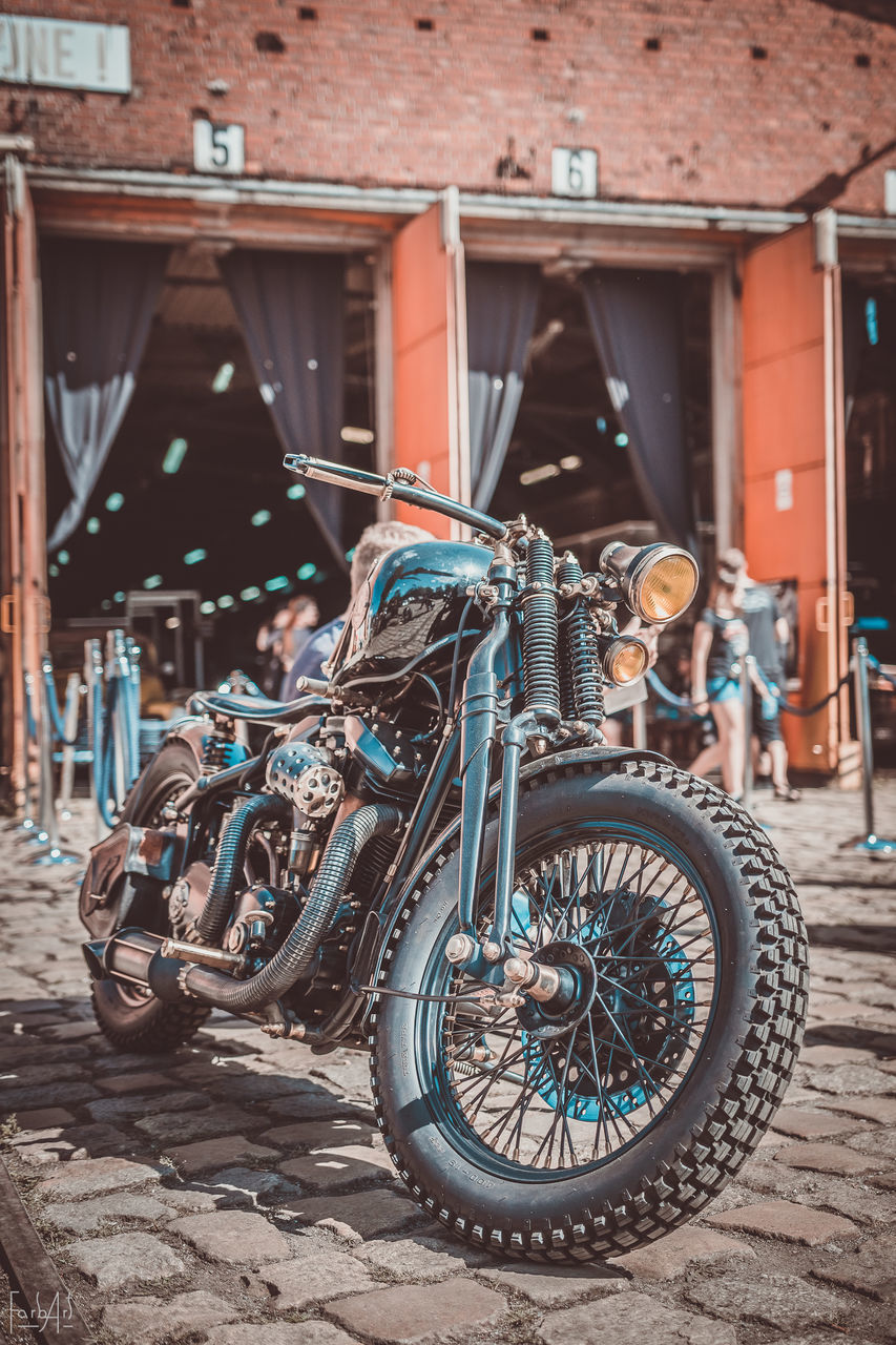 BICYCLES PARKED OUTSIDE HOUSE