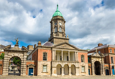 Low angle view of building against sky