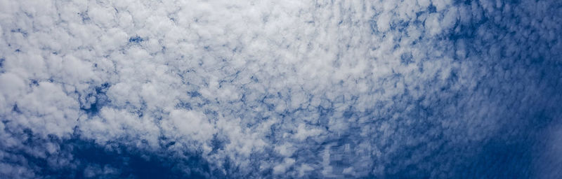 Low angle view of clouds in sky