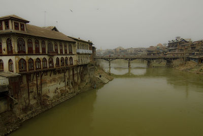 Reflection of built structures in water