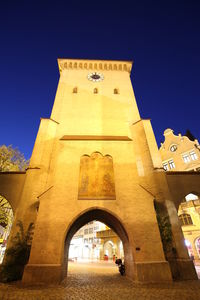 Low angle view of historical building