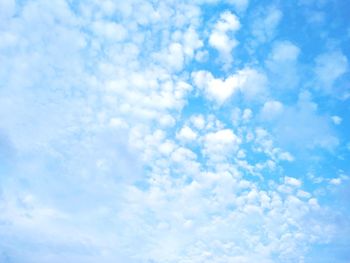 Low angle view of clouds in sky