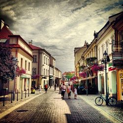 View of city street