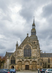 View of historic building against cloudy sky