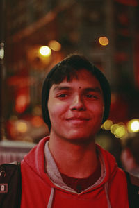 Portrait of a smiling young man