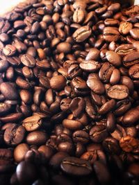 Full frame shot of coffee beans