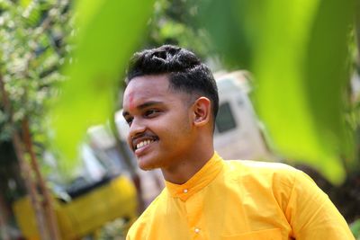 Portrait of smiling boy