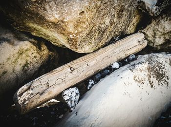 Rocks on rock formation