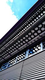 Low angle view of building against sky