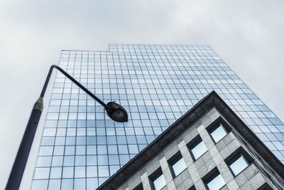 Low angle view of building against sky