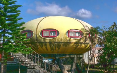 View of trees against sky