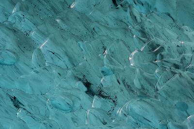Full frame shot of frozen water