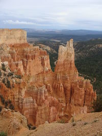 View of rock formations