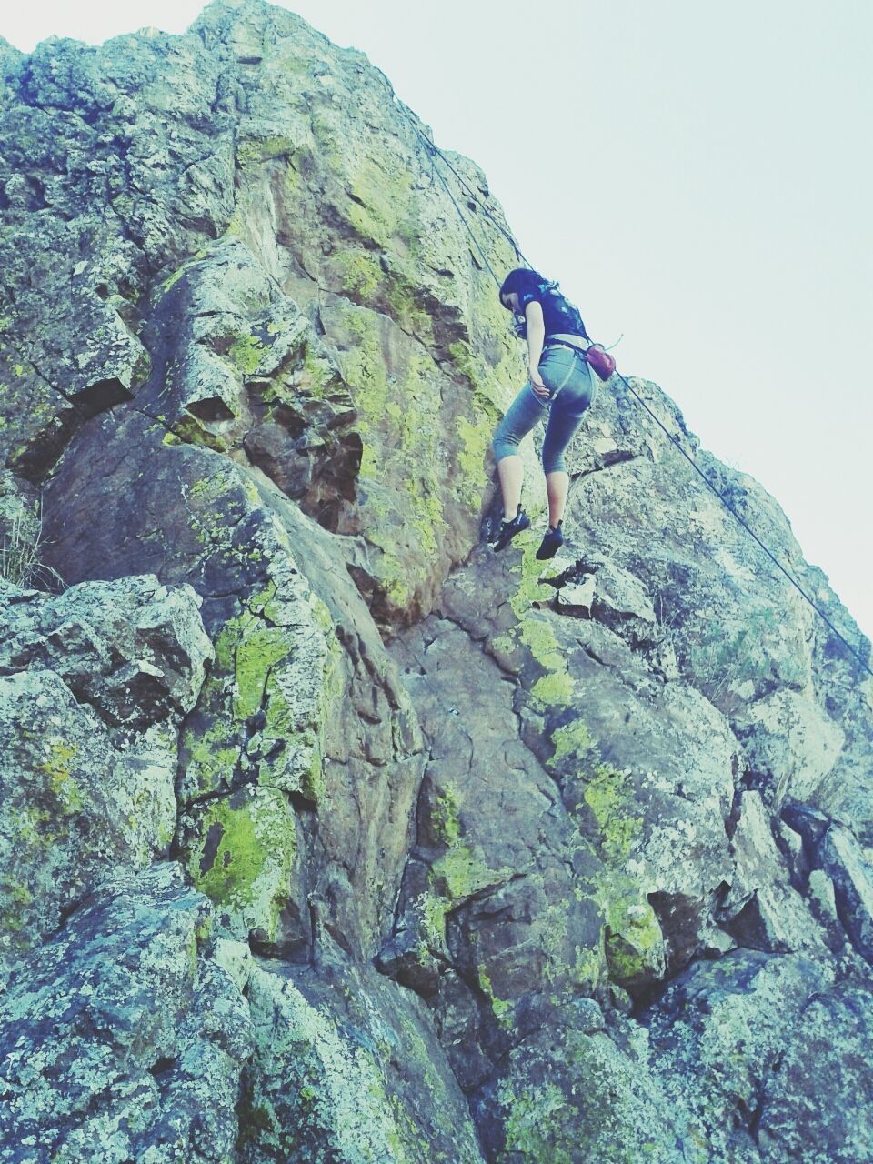 rock - object, rock formation, mountain, rock, rocky mountains, low angle view, clear sky, nature, tranquility, cliff, beauty in nature, tranquil scene, scenics, rocky, leisure activity, geology, hiking, lifestyles