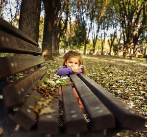 Portrait of girl in sunlight