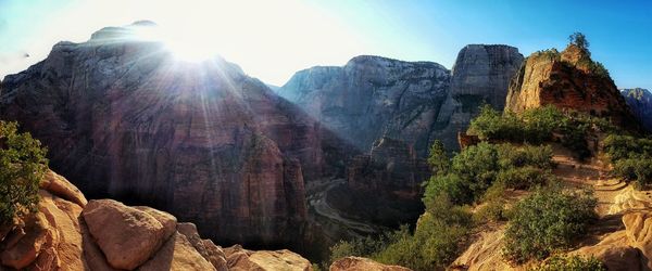 Panoramic view of mountains