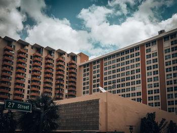 Low angle view of building against sky