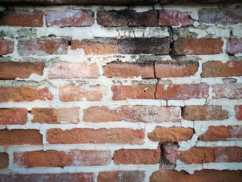 Full frame shot of brick wall