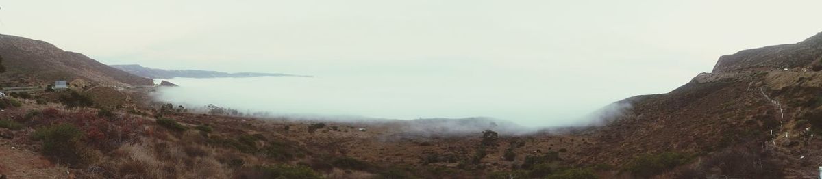 Panoramic view of landscape against sky