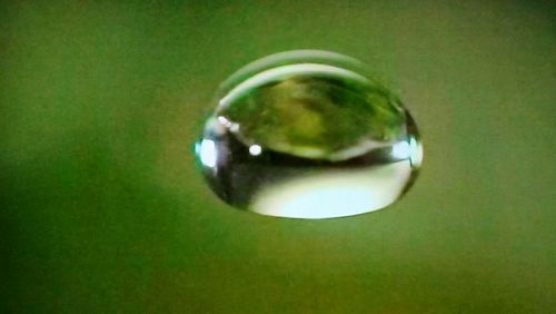 Close-up of glass ball