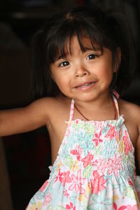 Portrait of smiling girl