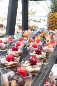 Close-up of fruits for sale in market