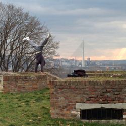Built structure against cloudy sky