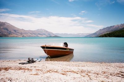 Boats in sea