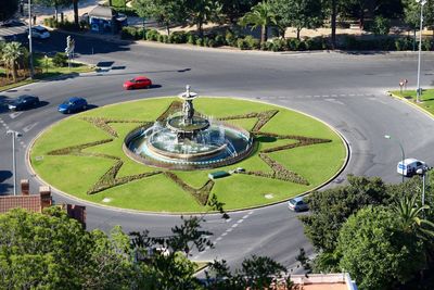 View of city street